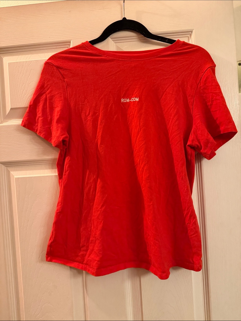 SKIMS Red Women's Crewneck T-Shirt